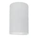 preview thumbnail 21 of 45, Justice Design Ambiance - Large Cylinder Wall Sconce - Closed Top - Replaceable Bulb Gloss White