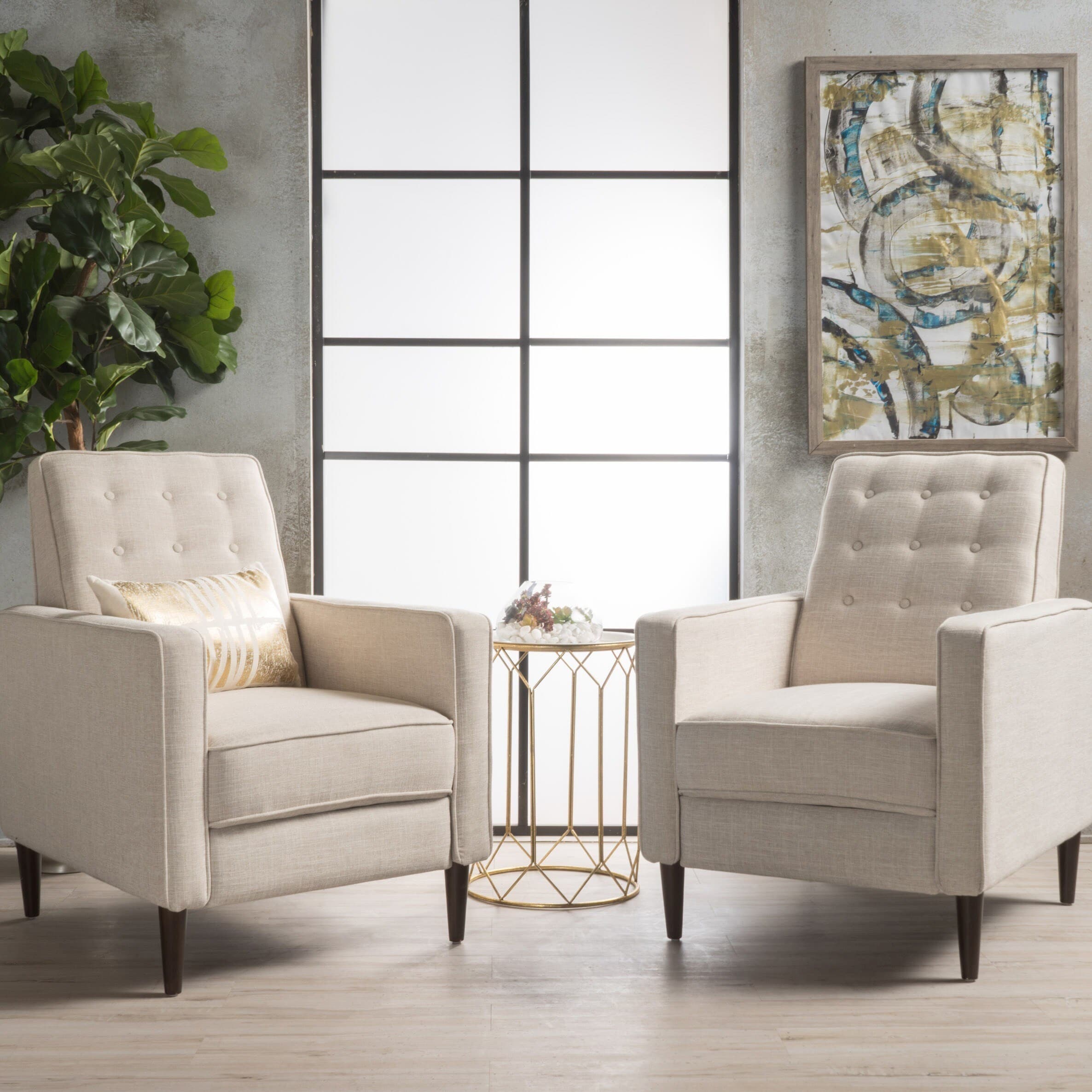 Christopher knight home shop darvis fabric recliner