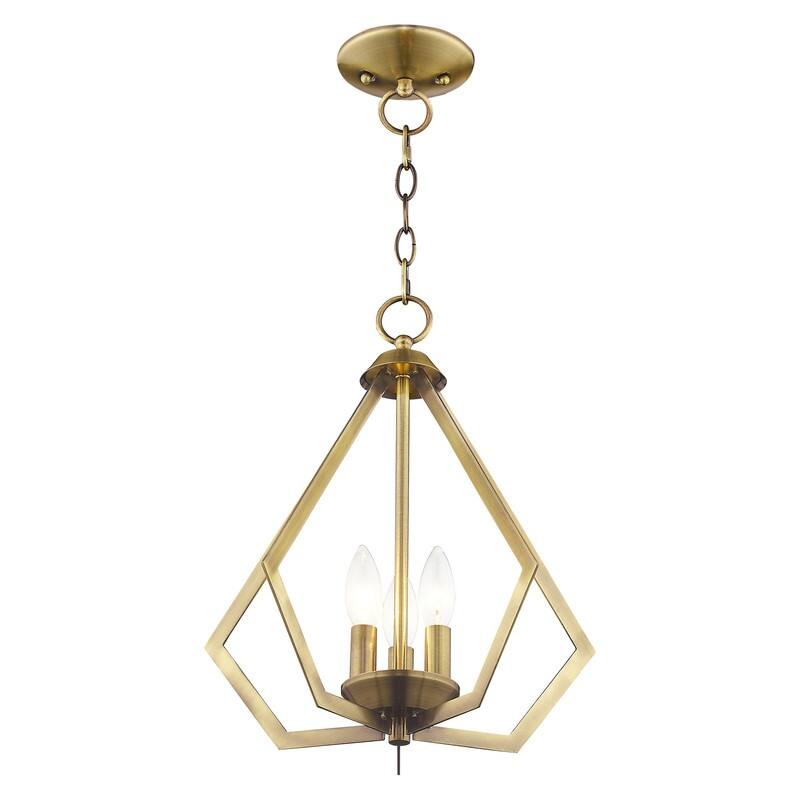 Livex Lighting 3-light Pendant 40923-01 - 14" DIA X 14" H/ 14" DIA X 16" H