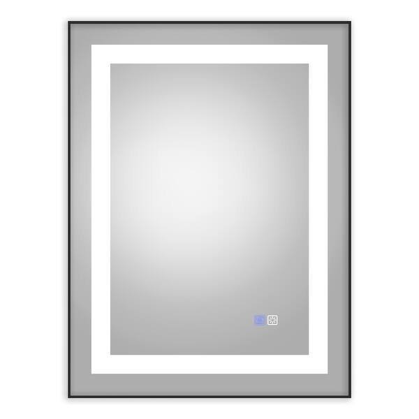 24 in. W x 32 in. H Framed Rectangular Bathroom Vanity Mirror in Ivory 24 in. W x 32 in. H Framed Rectangular Bathroom Vanity Mirror in Ivory