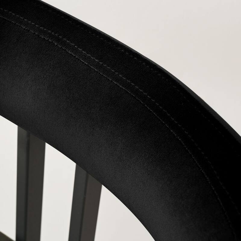 Modern Velvet Upholstered Dining Armchairs with Black Metal Legs (Set of 2/4/6)