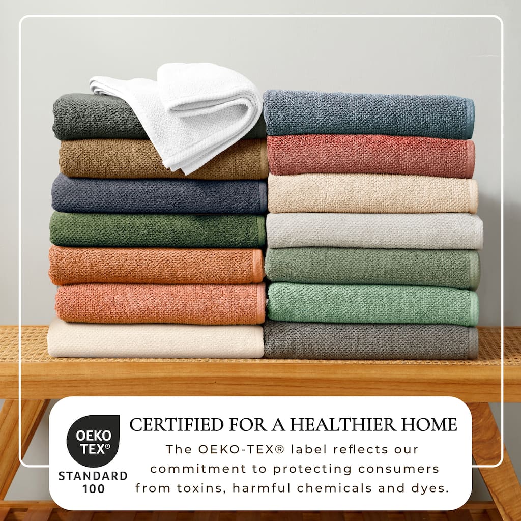 Linery & Co. Luxury Cotton Loop Textured Bath Towel.