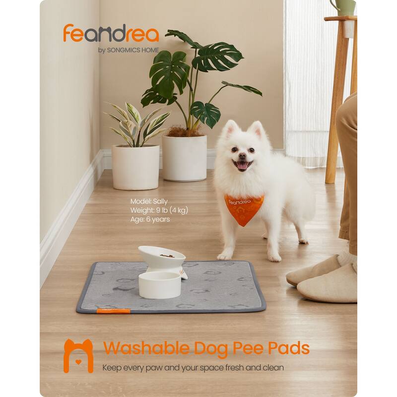 Washable Pee Pads for Dogs, 2 Pack, Reusable, High Absorbency, Leakproof Protection