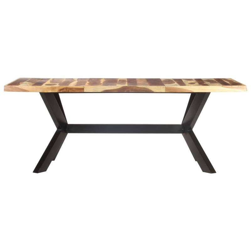 vidaXL Solid Wood Dining Table with Honey Finish Wooden Furniture Multi Sizes