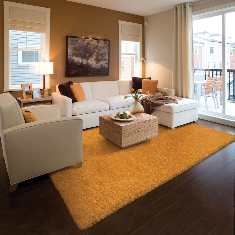 Style Haven Swann Indoor Plush Hand-made Shag Area Rug