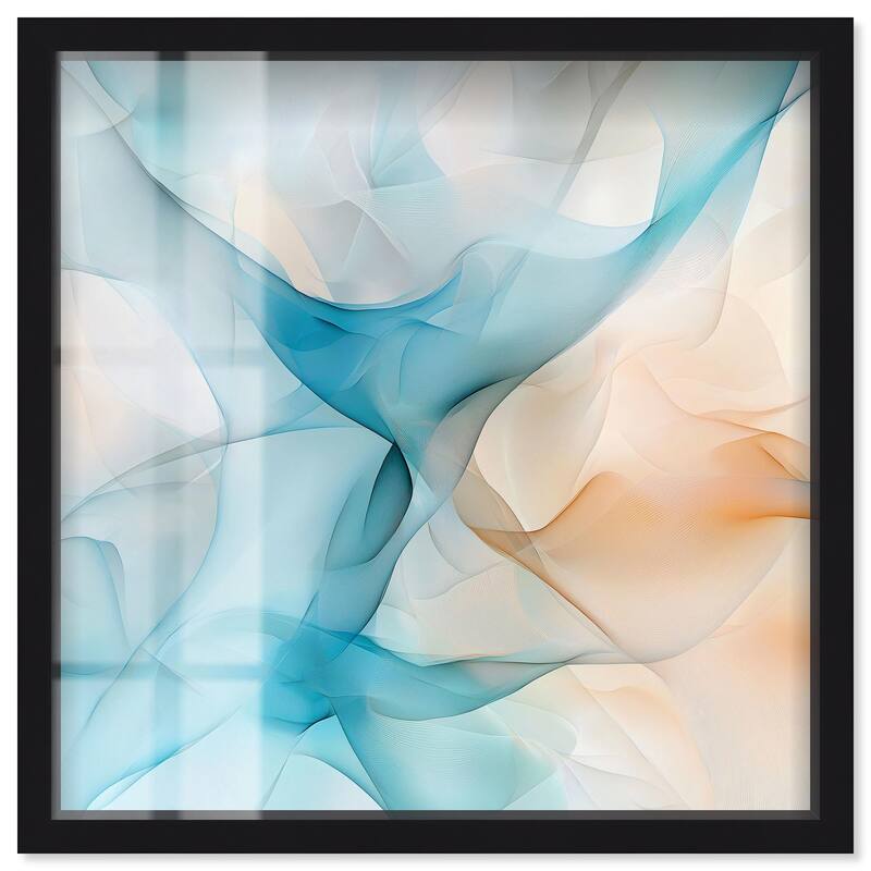 Quori III Shadowbox by Art Remedy - Black - 16" x 16"