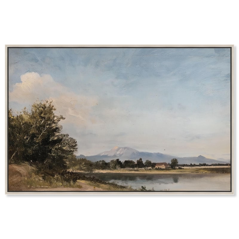 Hilltop Tower View III Canvas by Art Remedy - Silver - 15" x 10"