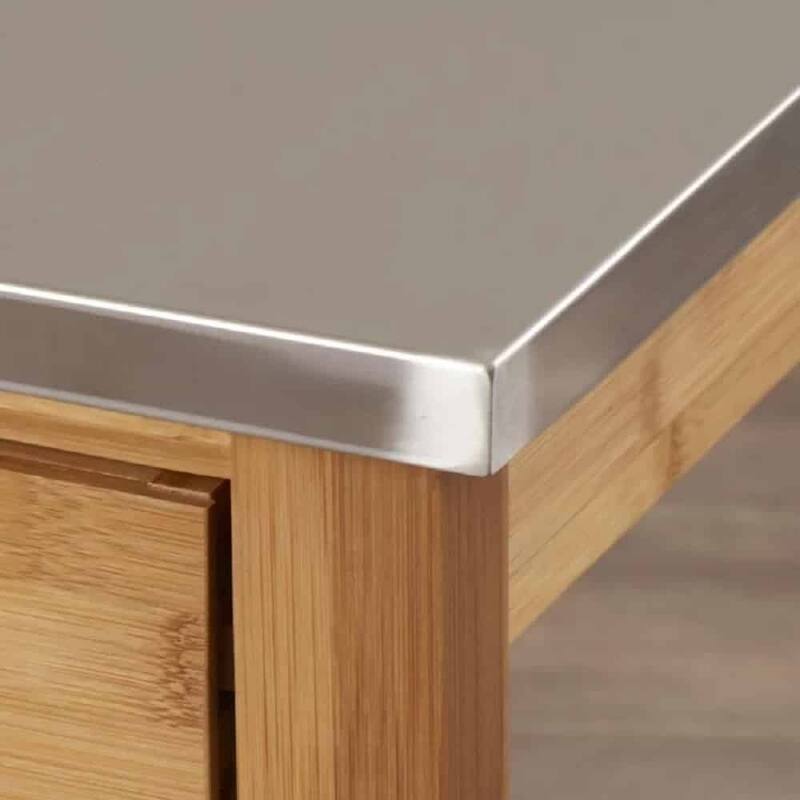 Aya Bamboo Kitchen Cart