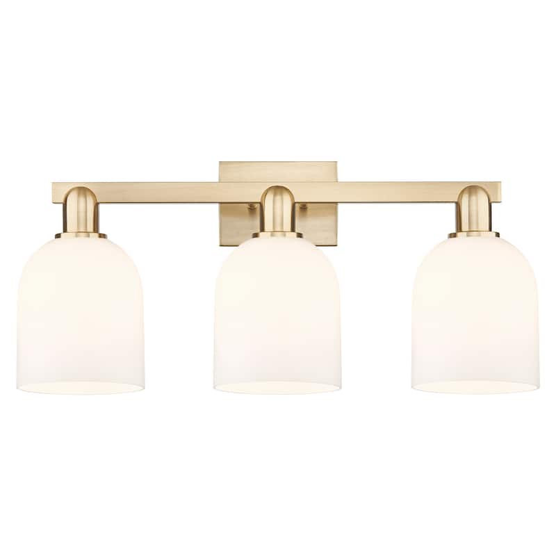 Innovations Lighting 716-3W-12-25 Bella Vanity Bella 3 Light 25" Wide - Champagne Bronze / White