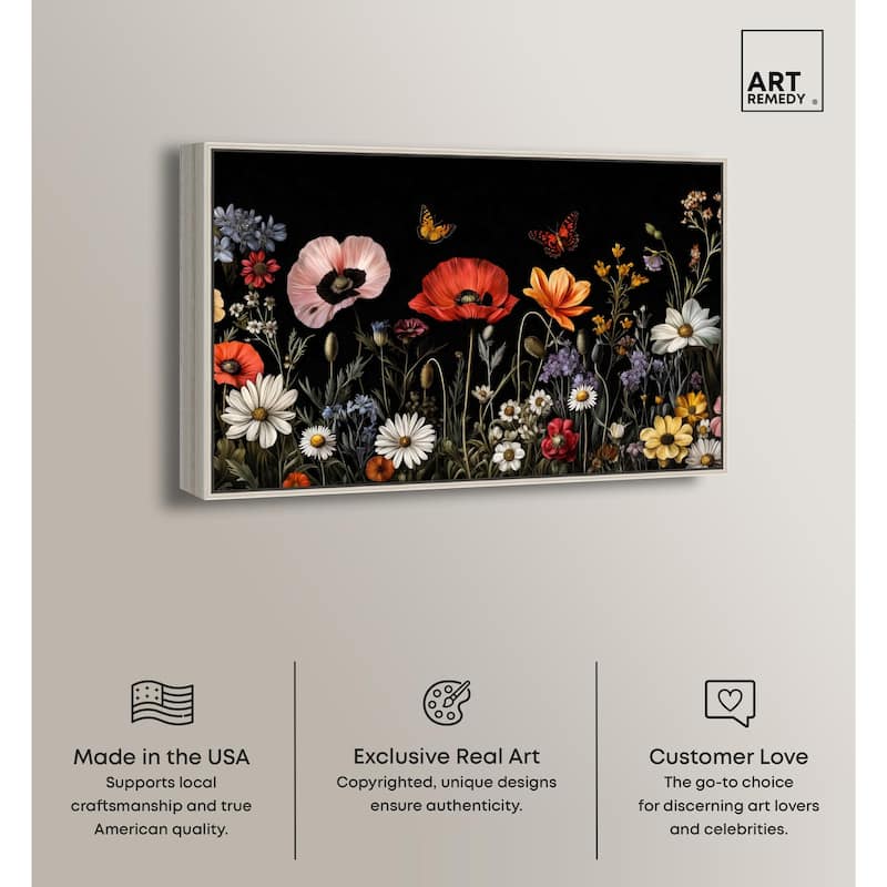 Wildflower Panorama Canvas by Art Remedy
