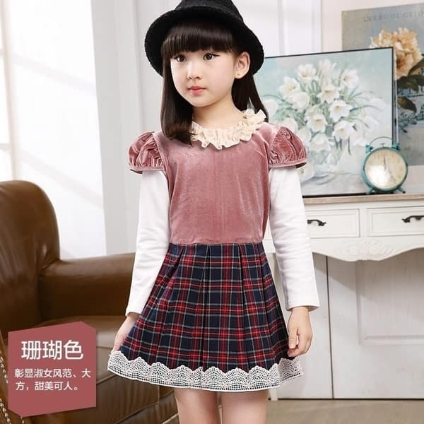 Girls Dresses New Fashion Woolen Lattice Lace Princess Dress Kids Baby Girl Dress Clothes Children Clothing On Sale Overstock 31152785 Many of the image of fashion dress available on our site are super stylish, low cost and varying enough to suit virtually every girl's exclusive tastes. usd