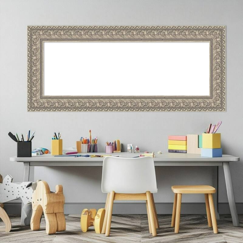 Sydney Silver Framed Dry Erase Magnetic Board