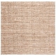 preview thumbnail 5 of 12, SAFAVIEH Handmade Natural Fiber Nieves Jute Rug 6' Square - Natural - Square