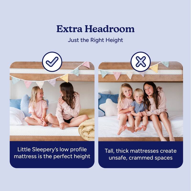 Max and Lily 2 x 8" Memory Foam Mattress Twin