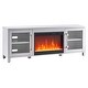 preview thumbnail 28 of 56, Quincy TV Stand with Fireplace Insert