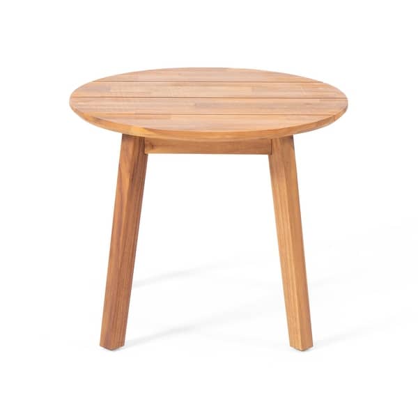 Brooklyn Outdoor Acacia Wood Side Table by Christopher Knight Home 22