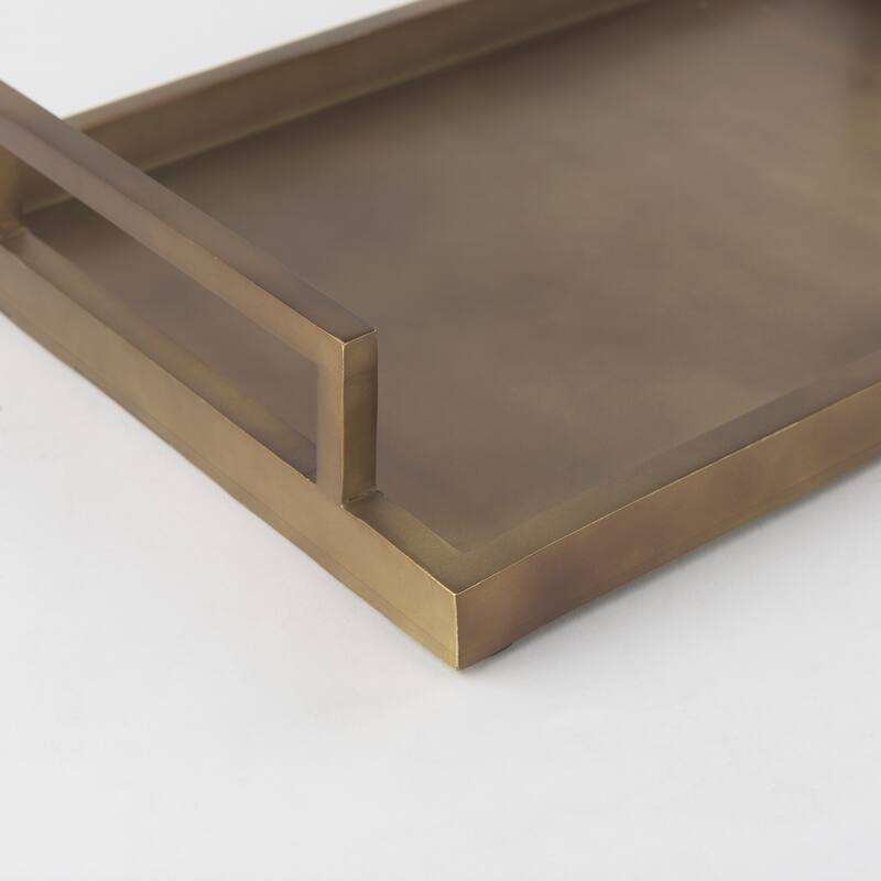 Shay Gold Aluminium Tray (Medium)