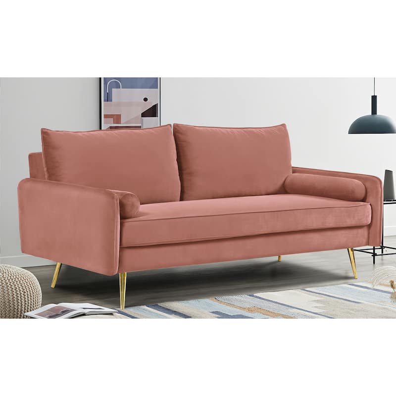 Villeda 70''W Polyester Square Arms Sofa