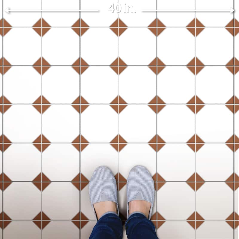 Merola Tile Canterbury Terra 12-7/8" x 12-7/8" Porcelain Floor and Wall Tile