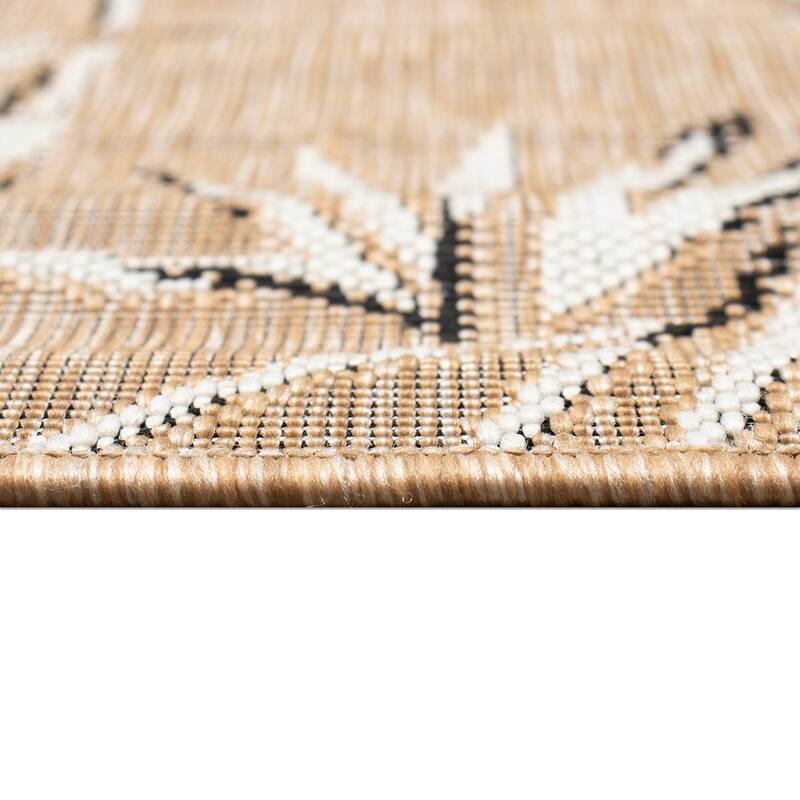 Liora Manne Carmel Bamboo Border Indoor/Outdoor Rug