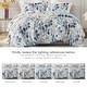 preview thumbnail 10 of 9, Chelsea Square Maddie Reversible Floral Seersucker Comforter Set