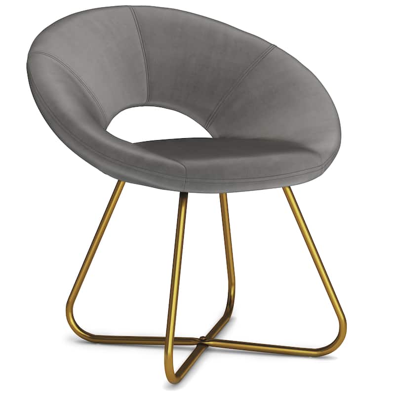 WYNDENHALL Laramie 24" Wide Mid Century Modern Accent Chair - 19.3" D x 26" W x 31.9"H