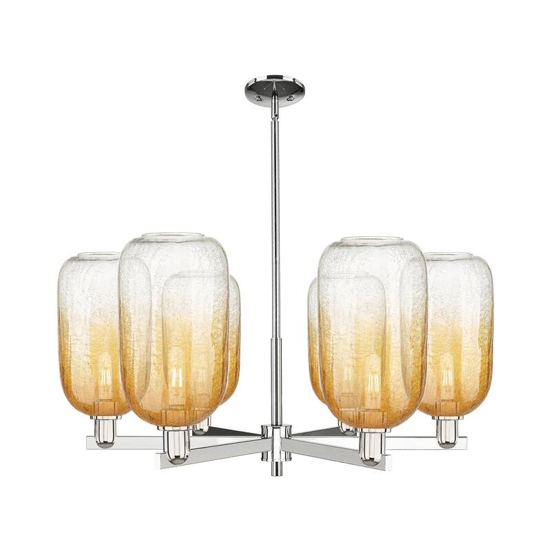 Innovations Lighting Downtown Urban - Brookhaven Cloche - 6 Light 24" Stem Hung Chandelier