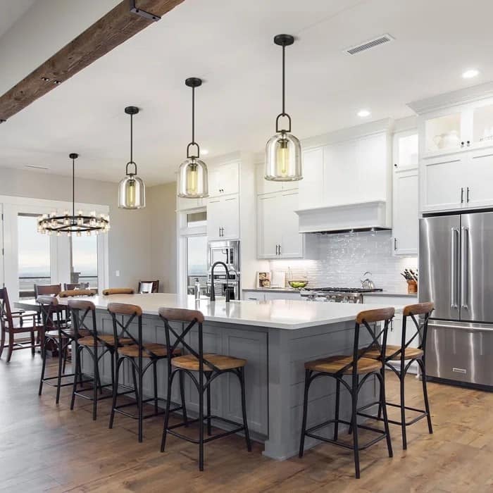 Crystal Hemisphere Pendant Light