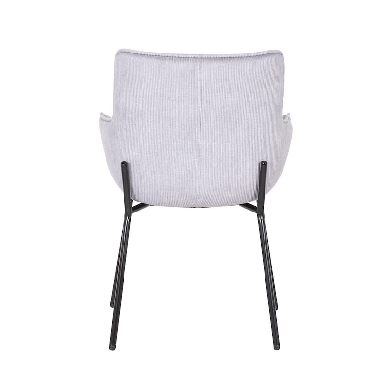 Porthos Home Remy Dining Chairs with Arms, Fabric and Iron Legs