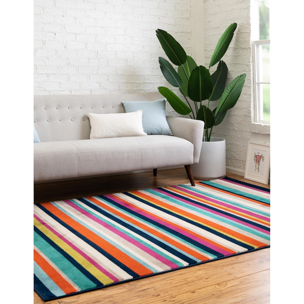 Contemporary Chorisia Collection Area Rug