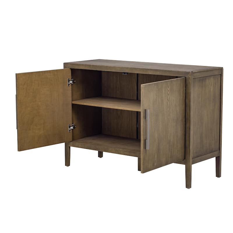 Sideboard with 2 Metal handles and 2 Doors