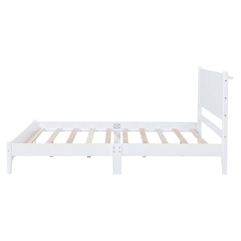 Vintage Style Platform Bed Frame