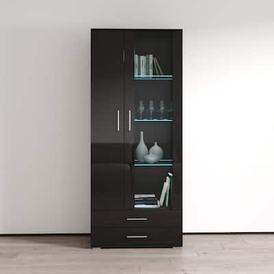 Soho Modern 2-door Modular Bookcase