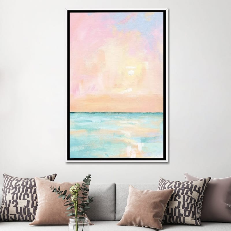 "Pastel Florida Sunset" by April Moffatt Framed