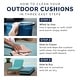 preview thumbnail 7 of 6, Arden Selections Simone Tropical Outdoor 24 in. Conversation Set Cushion - 24 (L) x 24 (W) x 5.75 (H)