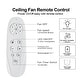 preview thumbnail 7 of 11, Sofucor 52/66/72/76/84Inch Large Ceiling Fan with Dimmable LED Light ,Remote&APP Control,8 Blades for Large Living Room,Porch