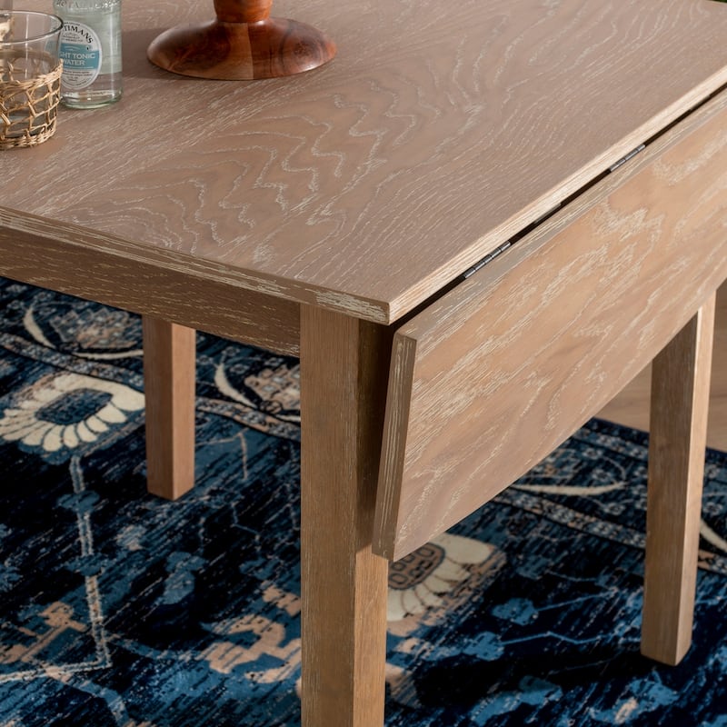 Piedmonth Solid Wood Square Drop Leaf Dining Table