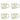 10 Strawberry Street Madison Flora Mugs, Set of 4
