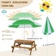 preview thumbnail 9 of 38, Costway 3-in-1 Kids Picnic Table Wooden Outdoor Sand & Water Table - See Details