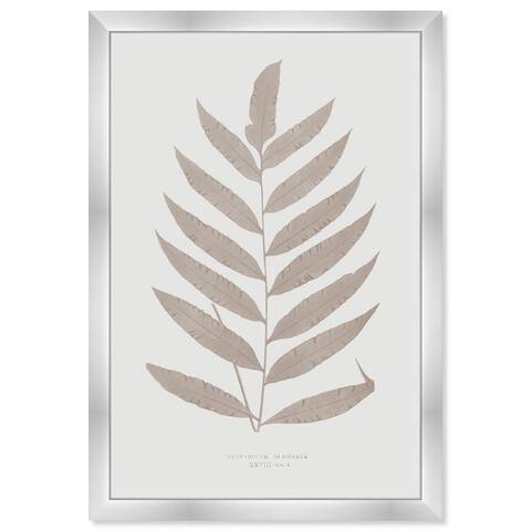 Oliver Gal 'Minimal Retro Nature Plant' Floral And Botanical White Wall Art Canvas Print