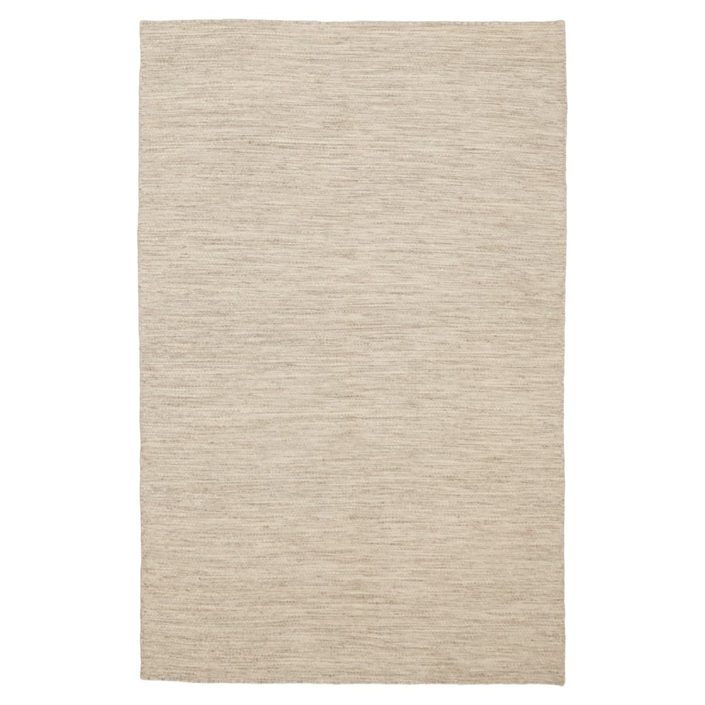 ECARPETGALLERY Braid weave Sienna Ivory Wool Rug - 5'1 x 7'11