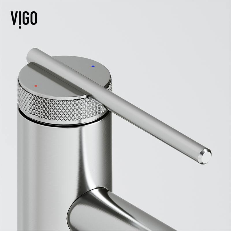 VIGO Orvieto 24"L x 15"W Concrete Vessel Sink and Sterling 11"H Faucet Set