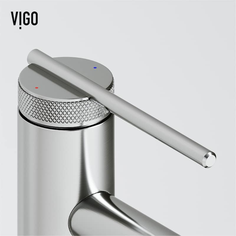 VIGO Sterling 11" H Single Handle Single Hole Bathroom Vessel Faucet