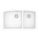 preview thumbnail 9 of 14, Karran Undermount Quartz Double Bowl Kitchen Sink