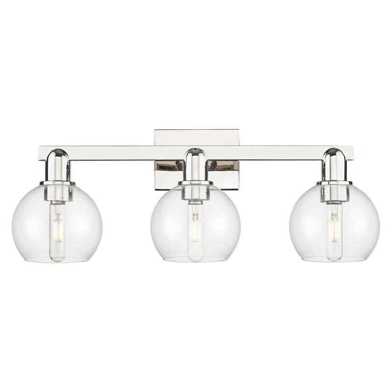Innovations Lighting Endless Possibilities Arcadia - Athens - 3 Light 25" Bath Vanity Light - Clear/Polished Nickel