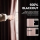 preview thumbnail 11 of 37, Living Room Curtains Back Tab Rod Pocket Faux Linen Blackout 2 Panels