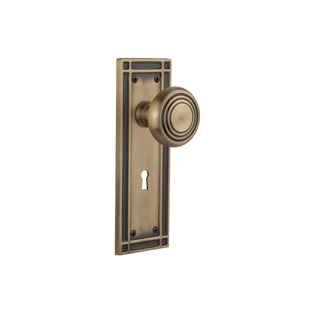 Brass Privacy Door Knob with Hammered Finish – NMC Decor