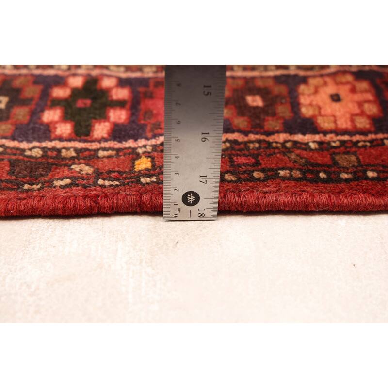 ECARPETGALLERY Hand-knotted Andelz Red Wool Rug - 3'7 x 6'6
