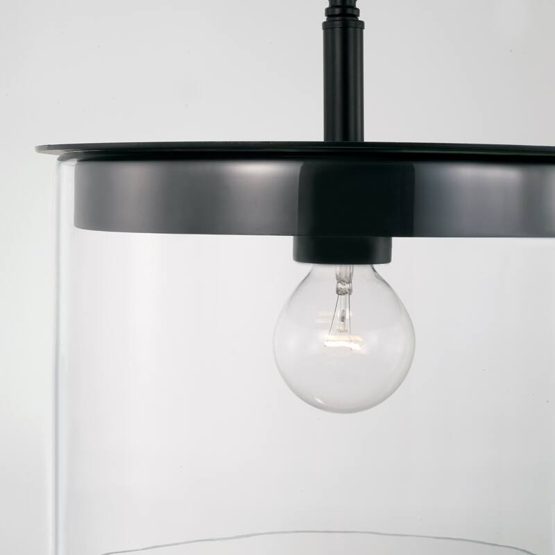 Mason 1-light Convertible Pendant/ Semi-Flush Mount