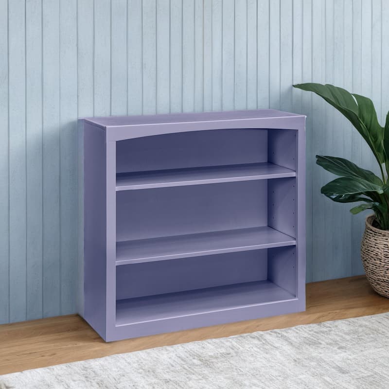Arch+Haven Solid Wood Bookcase 36 x 36 - Wedgewood Blue